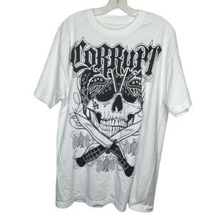 Corrupt White‎ T-Shirt